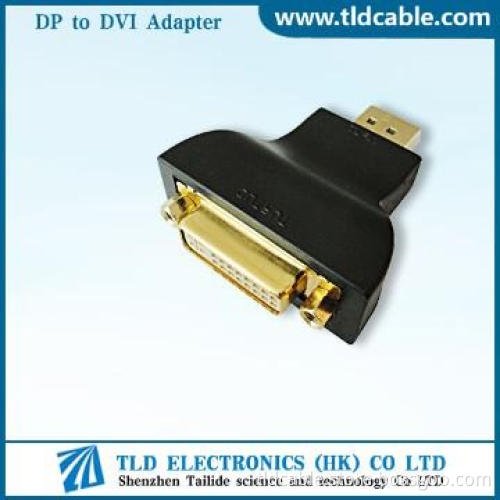 high quality Glod Plated DP to DVI Adapter (Male to Female)